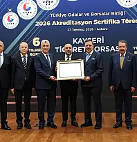 Kayseri Ticaret Borsası Türkiye'nin zirvesine çıktı! 6 yıldızlı başarıyla ilk 5'e girdi