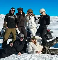 Manifest'ten Erciyes'te kış şovu! Sosyal medyada büyük ilgi