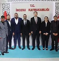 MHP'nin yeni ilçe yönetiminden Kaymakam Karakaş'a ziyaret!