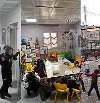 Öğrencilerle deprem tatbikatı: Çök-Kapan-Tutun!