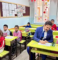 Okulların açılmasıyla birlikte Kaymakam Ermiş yeniden öğrencilerle buluştu!