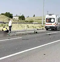 Kayseri'de feci kaza: Otomobil ile motosiklet çarpıştı: 1 ölü, 1 yaralı