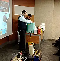 Talas'ta Biyosidal Ürün Uygulayıcı Sertifika Eğitim programı düzenlendi