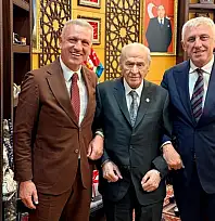 Tarihi kucaklaşmanın ardından Bahçeli'ye önemli ziyaret!