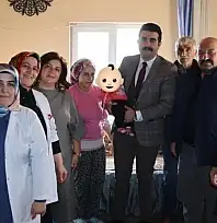 Tomarza'da devlet kapıyı çaldı: Yeni doğan bebeklere özel proje!