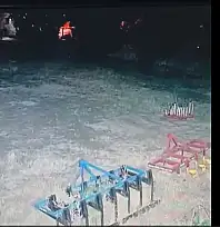 Tomarza'da gece yarısı korku dolu anlar: Kurtlar köye indi!