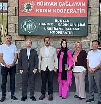 Vali Yardımcısı Turan Ermiş'ten Bünyan kooperatiflerine ziyaret