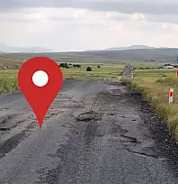 Yamalar da çare olmadı: Kayseri-Boğazlıyan sınırında yol çilesi!
