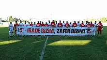 15 Temmuz şehitleri için sahadalar...