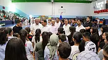 Kayseri'de genç sporculara sevindiren destek! Törende tek tek teslim edildi