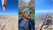 Kayserili sporcuların yeni adrenalin rotası! Zirvelerin üzerinde nefes kesen uçuş
