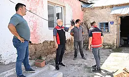 Kayseri'deki depremde bazı evler hasar gördü