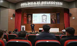 Melikgazi Belediyesi'nden personeline ''afet'' eğitimi