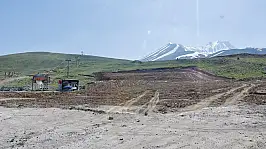 Erciyes'de kış sezonu öncesi hareketlilik: Yeni çalışma başlıyor!
