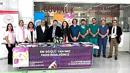 Erciyes Üniversitesi Hastaneleri'nde Meme Kanseri Farkındalık Standı açıldı!