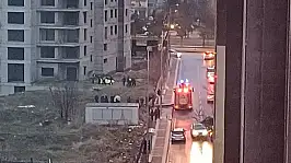 Kayseri'de inşaata çıkan şahıs 3 saat sonra ikna edildi!