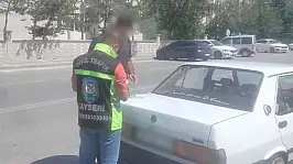 Kayseri'de mahalleliyi çileden çıkaran sürücü yakalandı