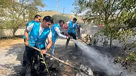 Kayseri'de yangın alarmı! Ülkü Ocakları teşkilatı sahaya indi