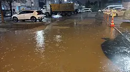 Kent merkezinde sağanak yağış yaşamı olumsuz etkiledi