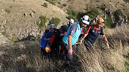 Kırlangıç Vadisi'nde hareketli dakikalar: 3 saat sonucunda şahıs kurtarıldı!