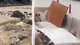 Yahyalı'da şiddetli yağış sele dönüştü!
