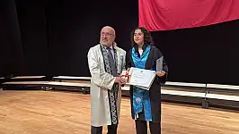 Kayseri Üniversitesi mezunları kep atmak yerine şed kuşanıyor