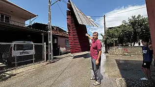 Ağustos ayında çatı uçtu, vatandaşlar o anları anlattı