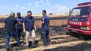 Anız yangının ardından Özsolak'tan uyarı!