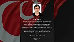 Bakan Çiftçi acı haberi duyurdu: Tayfun Akalan şehit oldu…