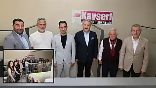 Başkan Palancıoğlu'ndan gazetemize ziyaret