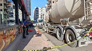 Beton mikserinin ezdiği bir kişi hayatını kaybetti