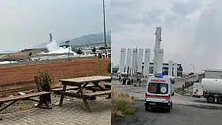 Gaz dolum tesisindeki oksijen tankı patladı!