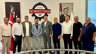 İl Müftüsü Ayvaz ile Mimarsinan OSB yönetimi bir araya geldi