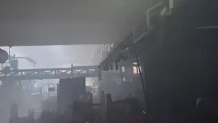 Kahramanmaraş'ta mutfak eşyası fabrikasında yangın çıktı