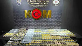 Kahramanmaraş'ta narkotik ve kaçakçılık operasyonu!