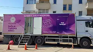 Kayseri'de ücretsiz kanser taraması yapılacak!