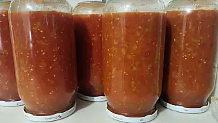 Kayseri'de kış hazırlıkları başladı! İşte kışlık menemen tarifi