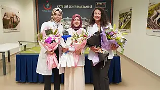 Kayseri Şehir Hastanesi'nde 3 kadın hekim aynı anda başardı!