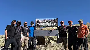 Merhum dağcının anısına hatıra ormanı oluşturuldu!