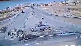 MHP'li vekilin kaza anı kameralara yansıdı