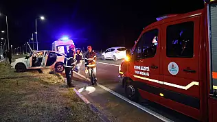 Nevşehir'de tilkiden kaçan araç kazaya neden oldu: 1 yaralı