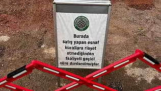 Pazar yerinde tepki çeken görüntü: Esnafa 1 ay men cezası!