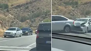 Sivas-Kayseri yolunda trafik kazası: Ulaşım tek şeritten sağlanıyor!