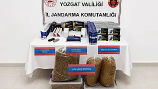 Yozgat'ta 3 bin 560 adet kaçak tütün ele geçirildi