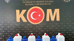 Boğazlıyan'da 30 litre kaçak etil alkol ele geçirildi