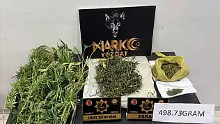 Yozgat'ta düzenlenen operasyonda 498 gram esrar ele geçirildi