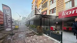İş yerinde yangın çıktı: Dükkanda maddi hasar meydana geldi