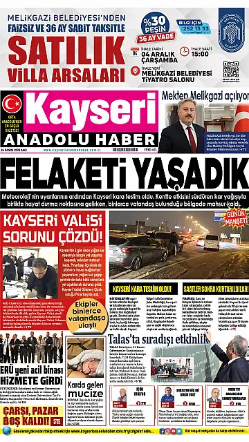 E-Gazete - Tarih: 26 Kasım 2024