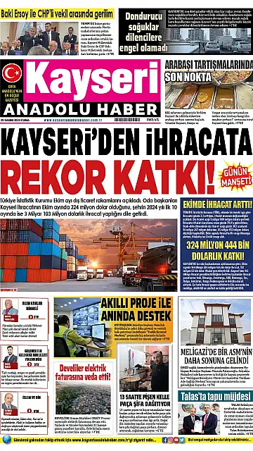 E-Gazete - Tarih: 29 Kasım 2024