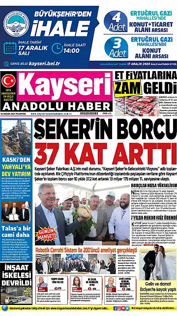 E-Gazete - Tarih: 16 Aralık 2024